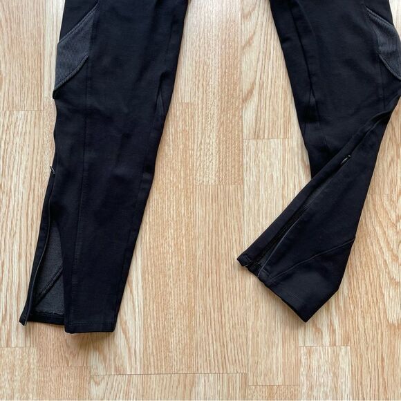 NWT Free People Movement Black Ankle Zip Ponte Leggings - Size: XS - Picture 7 of 11